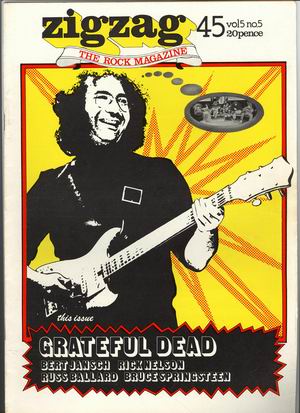 Grateful Dead/ Bert Jansch/ Rick Nelson/ Russ Ballard/  Bruce Springsteen